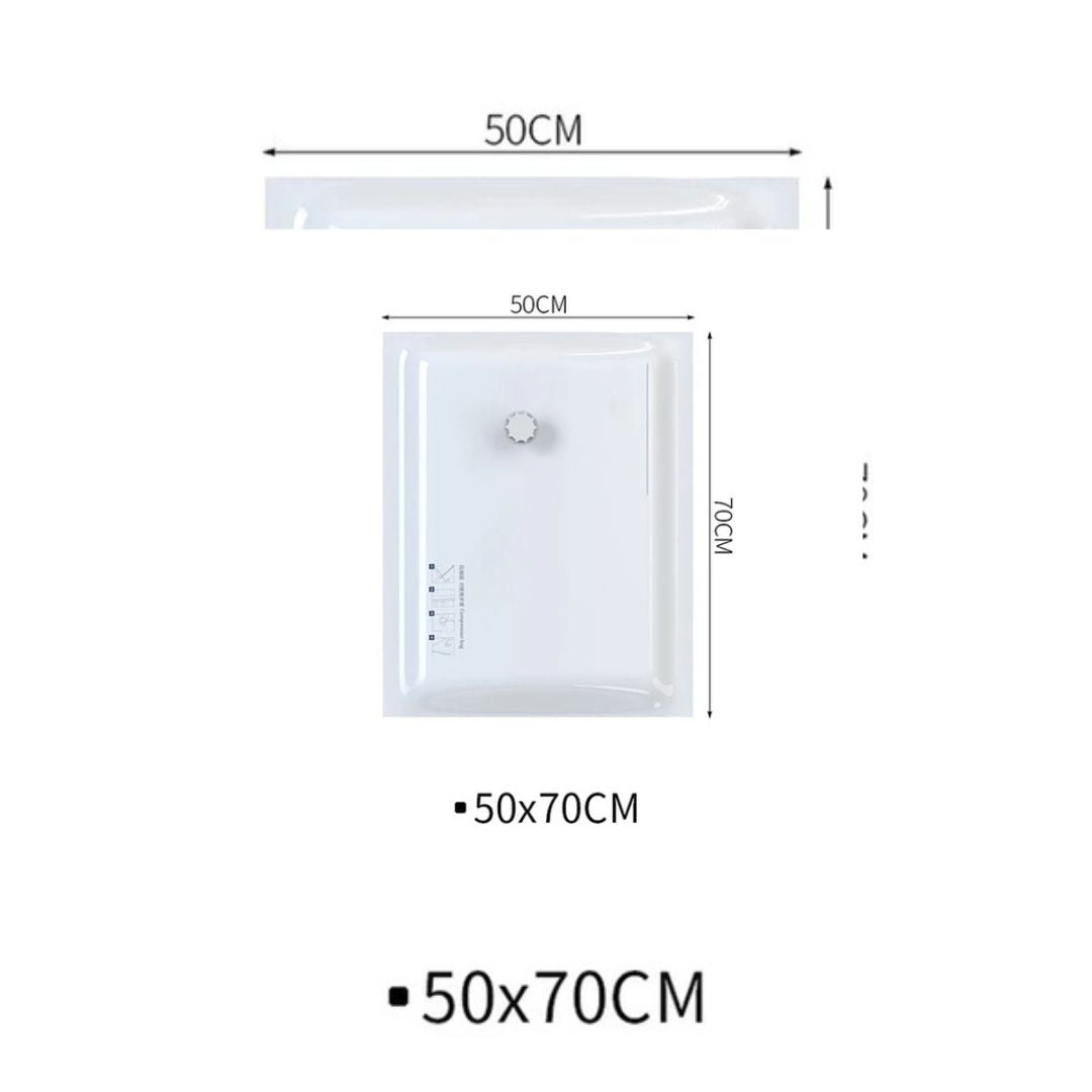 Space Saving Vacuum Seal Bags, Clothes Storage Compressed Reusable Organizer Bags