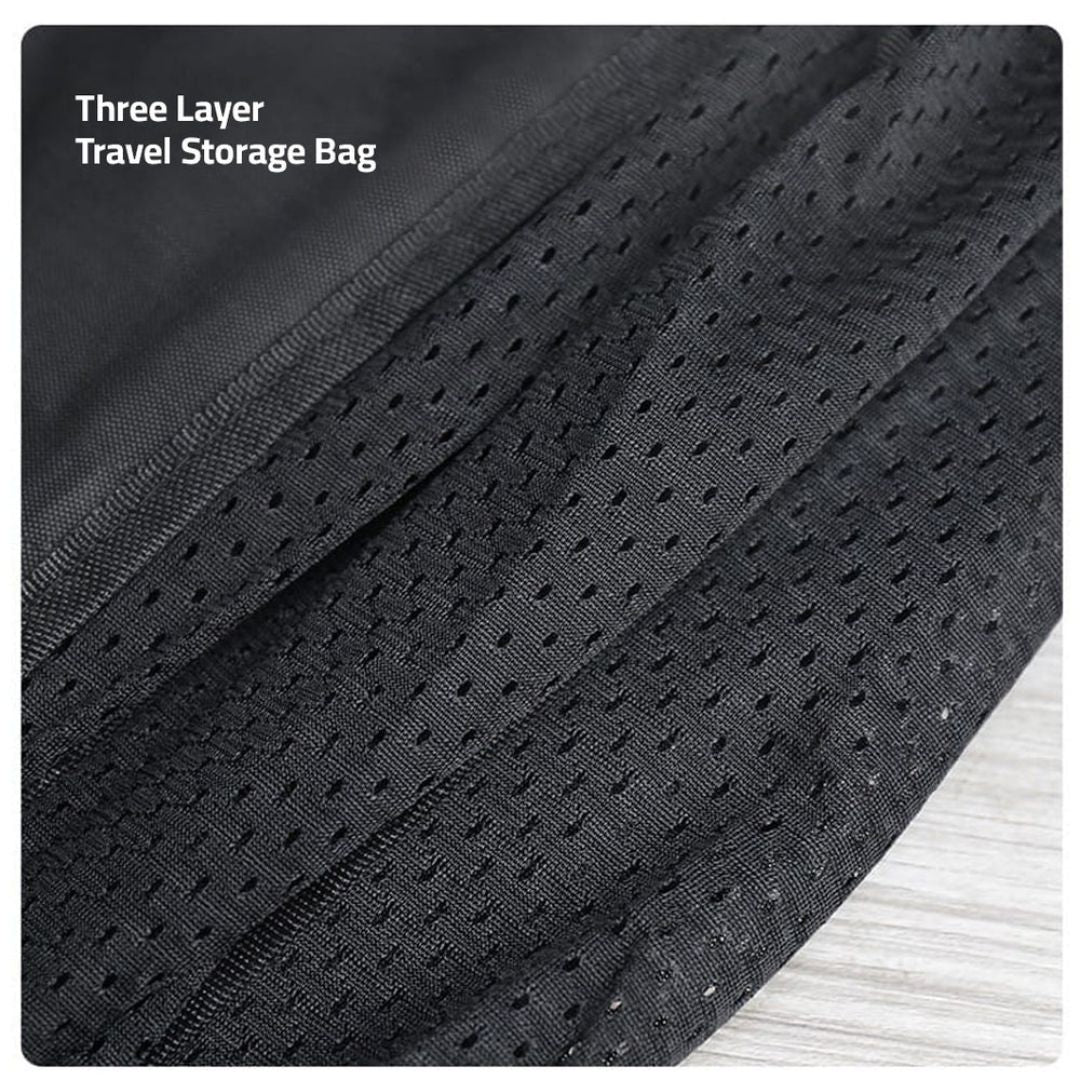 Hanging Travel Shelf Organizer, Luggage Packing Cube Bag, Collapsible Garment Storage Organizer