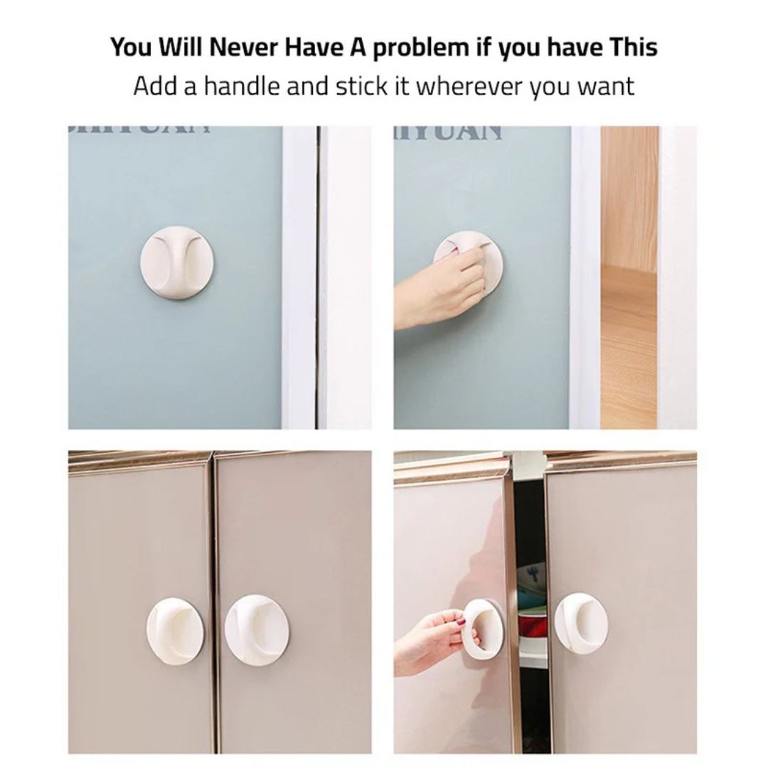 Multi-functional Door Handle, Cabinet Drawer Window Glass Door Pull Handle, Adhesive Toilet Seat Lifter