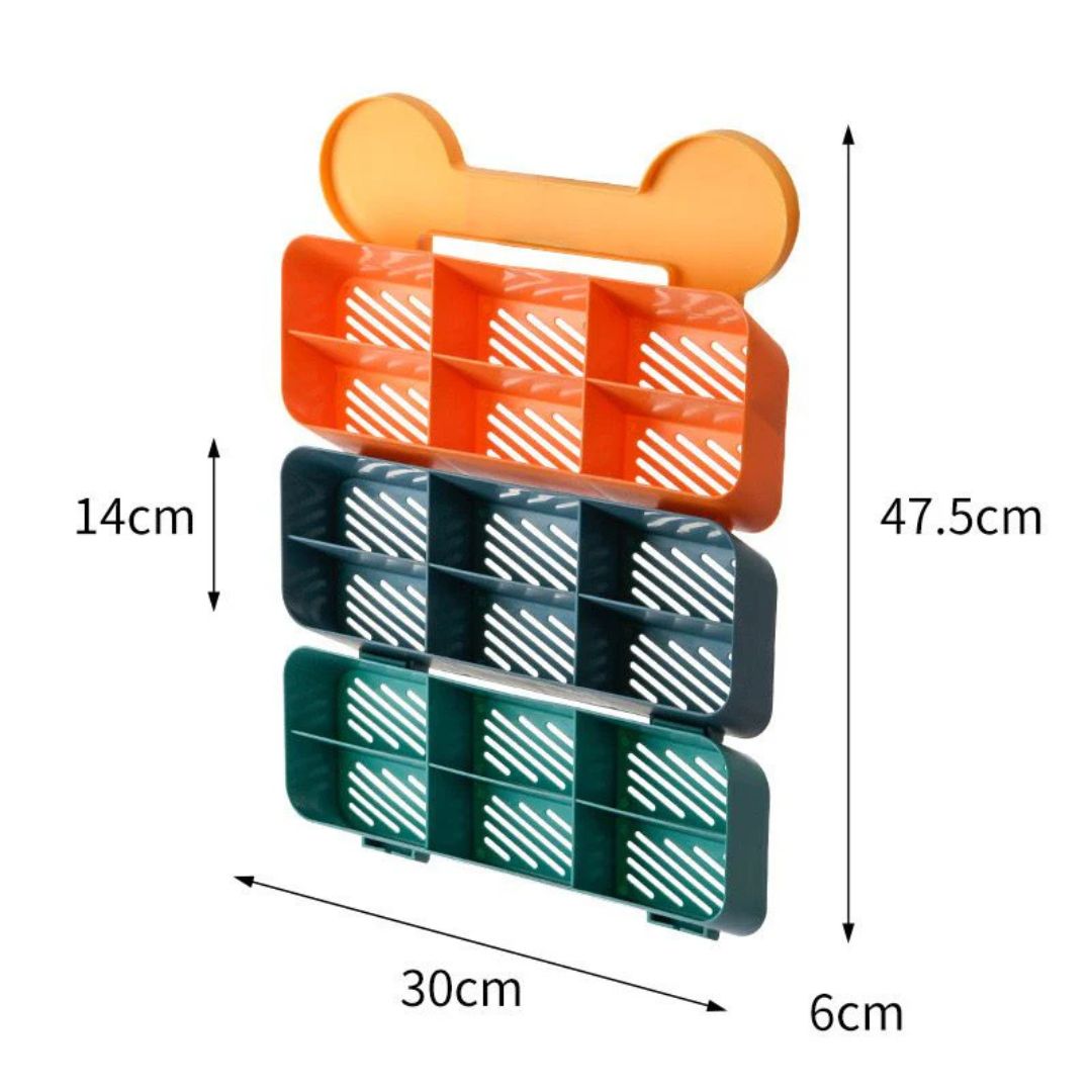 Wall-mounted Creative Underwear Organizer Wardrobe Socks Storage Box