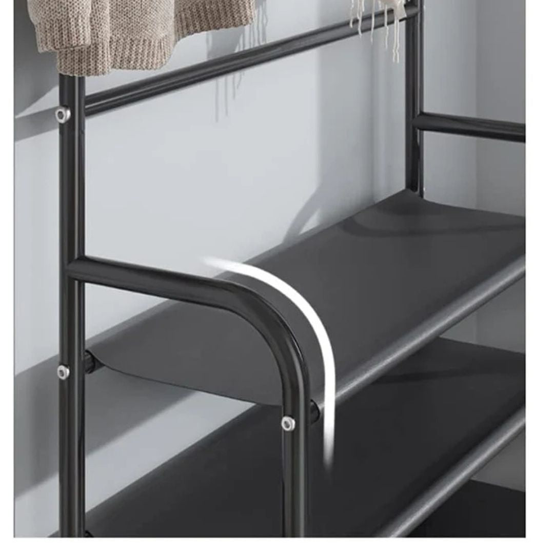 3in1 Multifunctional Hall Tree Shoe Rack with Storage Organizer