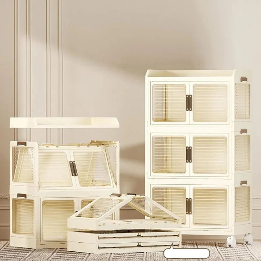 Home Multi-layer Storage Shelf Rack, Cabinet Organizer for Kitchen, Bedroom, Stackable Organizer Wardrobe