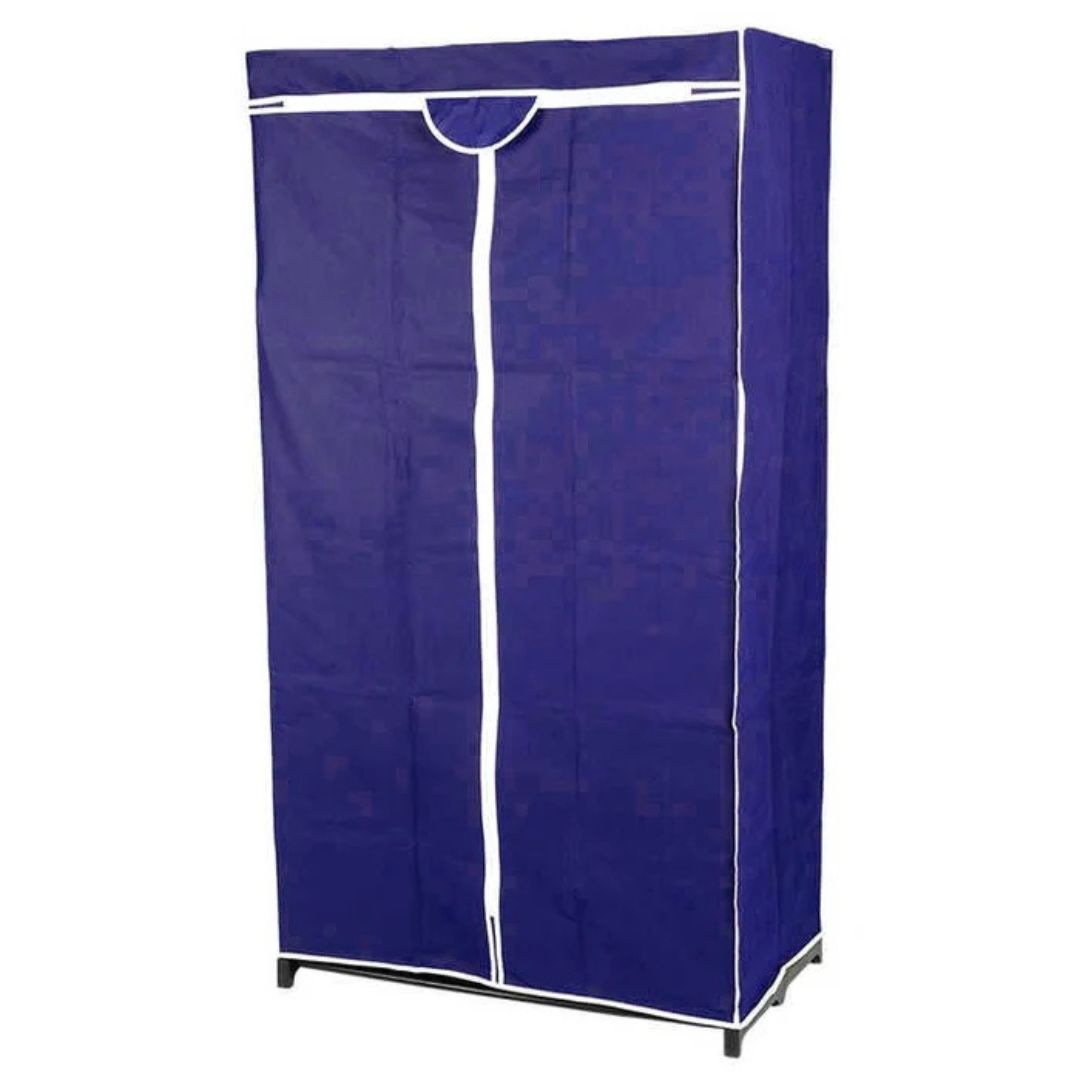 Freestanding Wardrobe - Portable Closet Shelf Storage with Dress Hanging Rack
