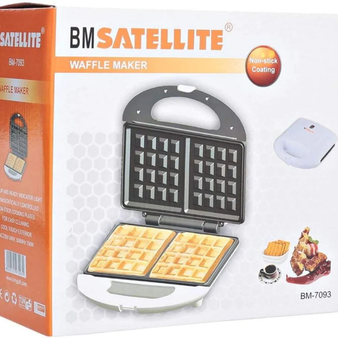 صانعة الوافل BM Satellite بقوة 750 واط وشريحتين