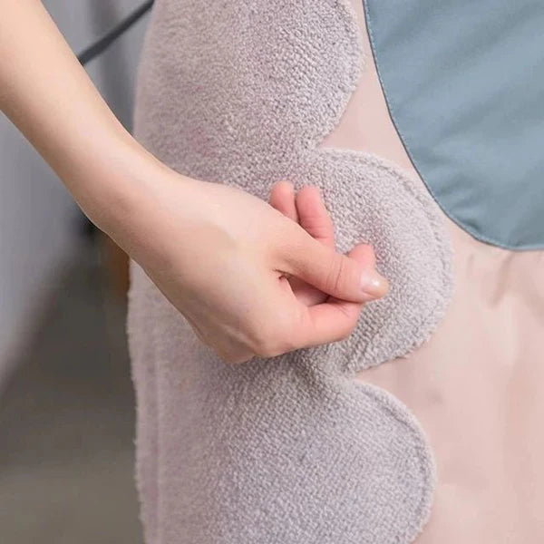 مريلة قابلة للمسح للمطبخ، مقاومة للماء والزيت
