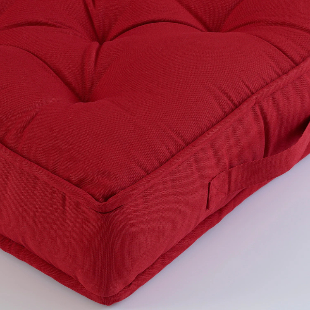 Floor & Chair cushion, red, 45x45x10 cm