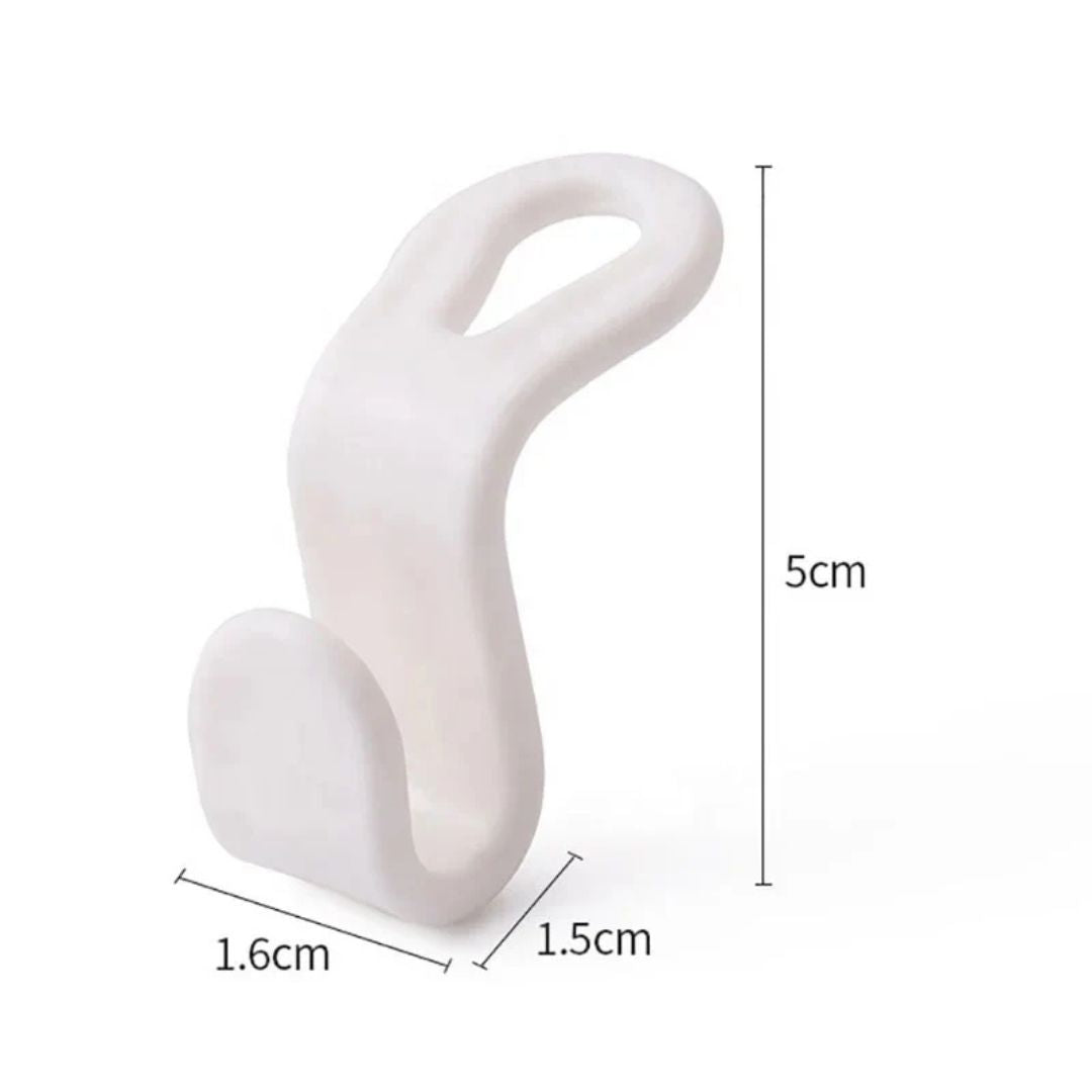Clothes Hanger Connector Clips - Space-Saving Multi-Layer Closet Hooks 10 Pcs
