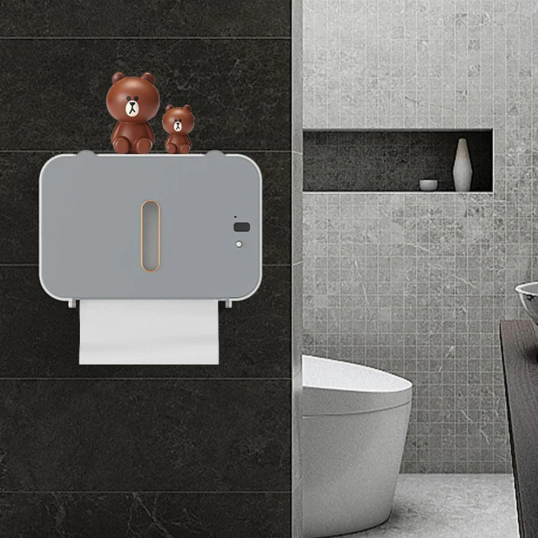 Automatic Tissue Dispenser Box, Smart Sensor Wall Mounted Toilet Paper Dispenser