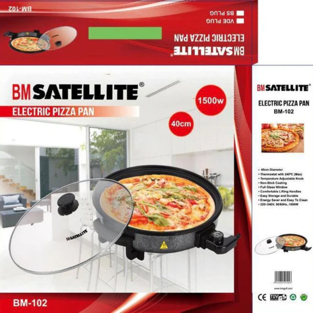 صينية بيتزا BM Satellite مقاس 40 سم 1500 واط BM-102