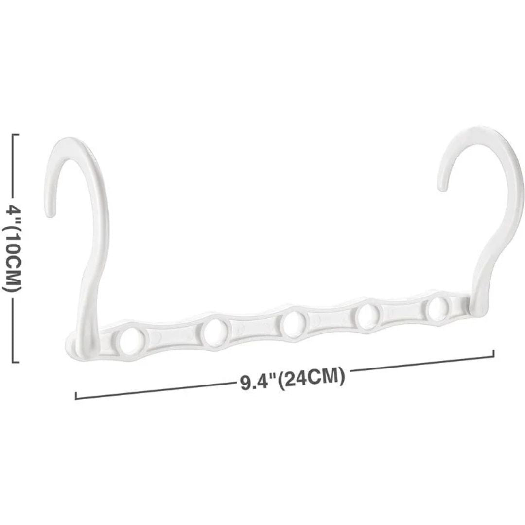 Multifunctional Adjustable Hook Cloth Hanger, Pack Of 5