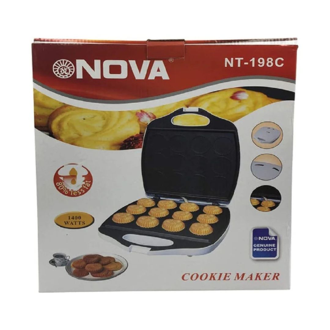 صانعة الكوكيز نوفا الكتريك خنفروش NT-198C بقوة 1400 واط