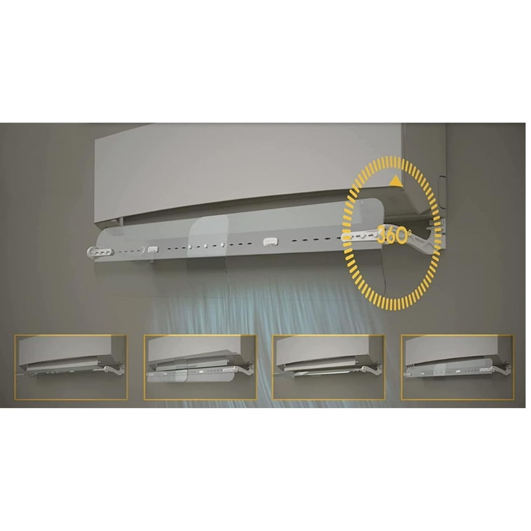 Split Ac Air Deflector (Adjustable) Classic Suitable for all Split ac Air Conditioners.Rotable 360°degree