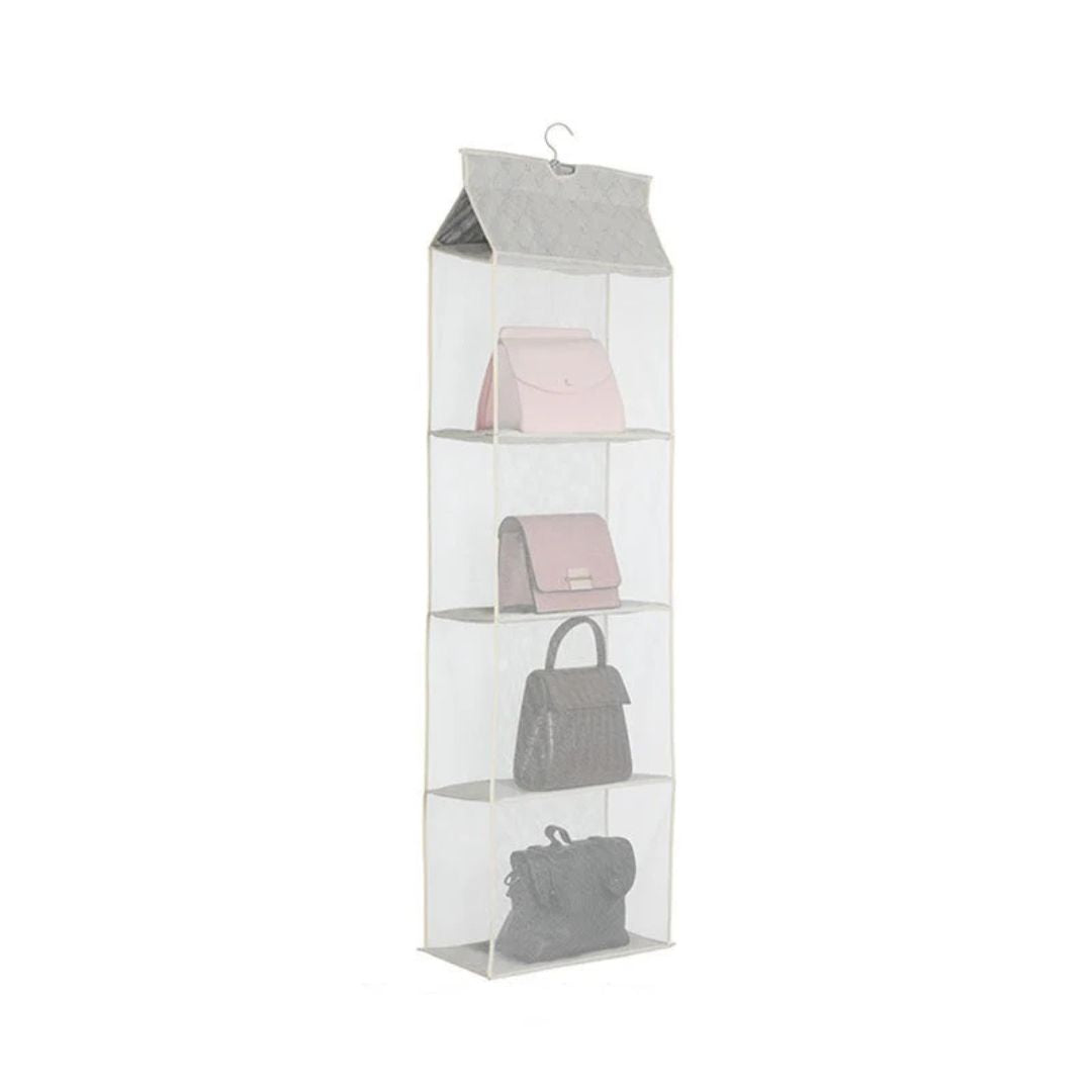 Multi Layer Hanging Handbag Wardrobe Organizer