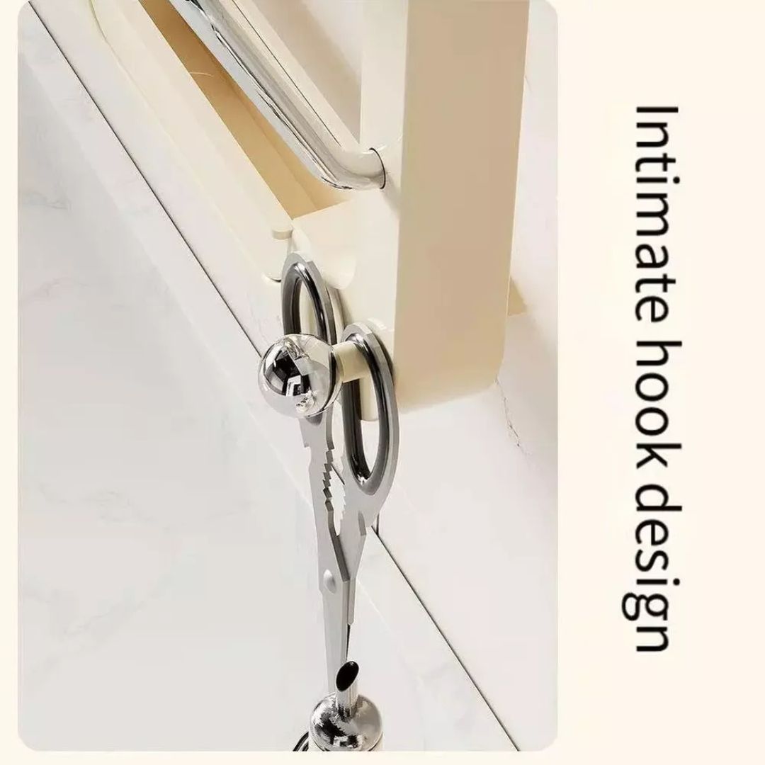 حامل غطاء وعاء شفط، حامل منظم لغطاء المقلاة مثبت على الحائط، حامل لوح تقطيع متعدد الطبقات