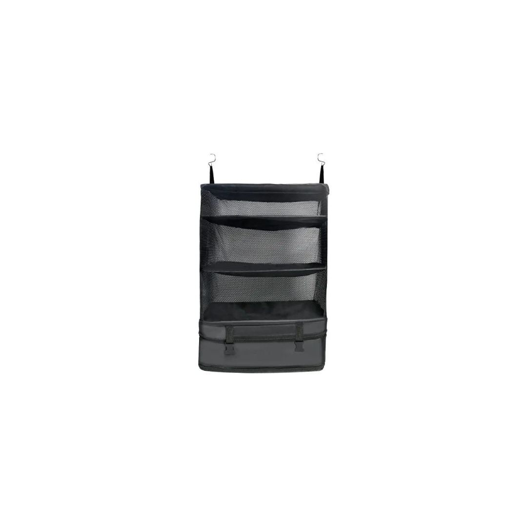 Hanging Travel Shelf Organizer, Luggage Packing Cube Bag, Collapsible Garment Storage Organizer