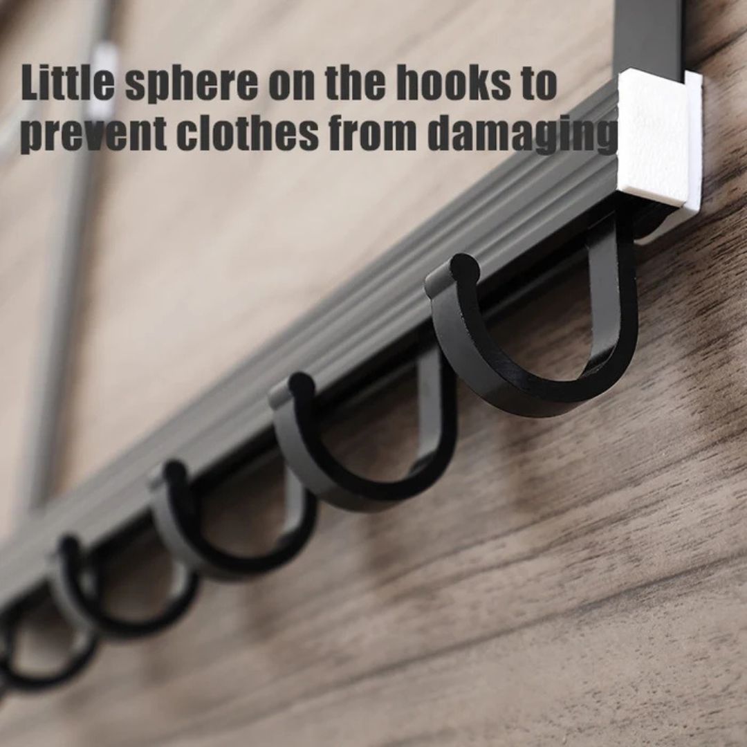 Back Door Hanger with Adjustable Hooks/No Drill