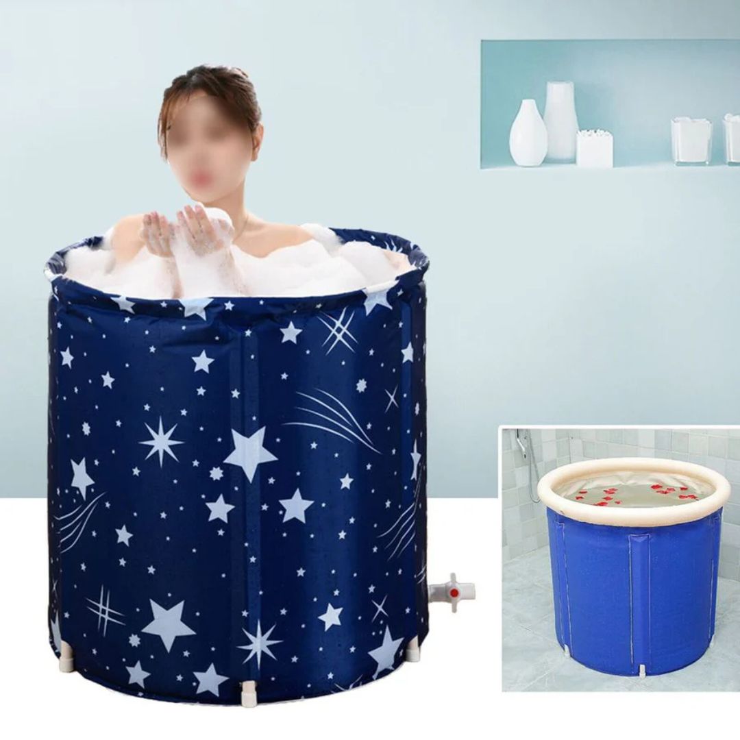 حوض استحمام محمول للكبار، حوض استحمام مائي قابل للطي والنفخ