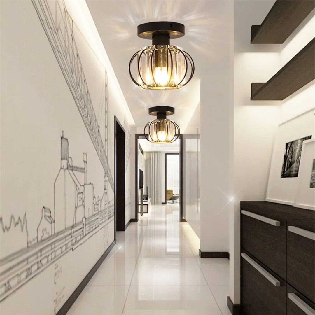 Modern Crystal LED Ceiling Lampshade, Mini Crystal chandelier Indoor Lighting