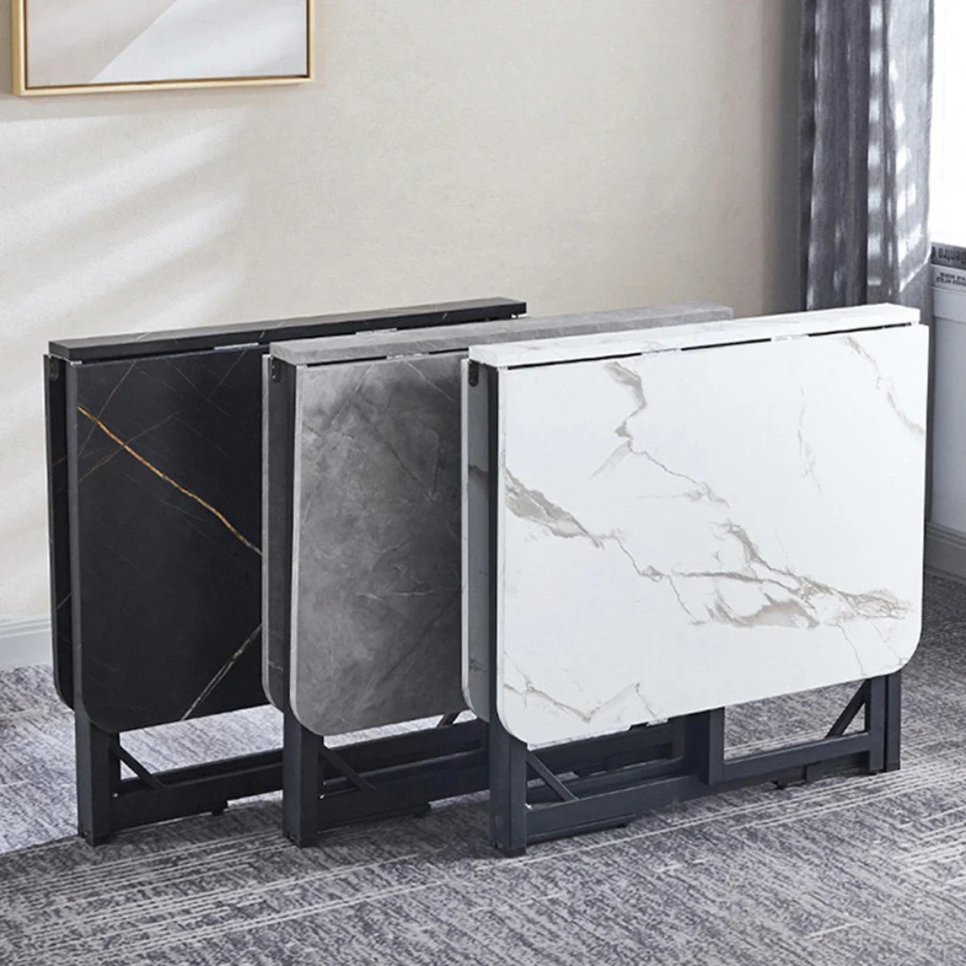 Multifunctional Folding Dining Table - Removable, Extendable, and Stylish Home Furniture