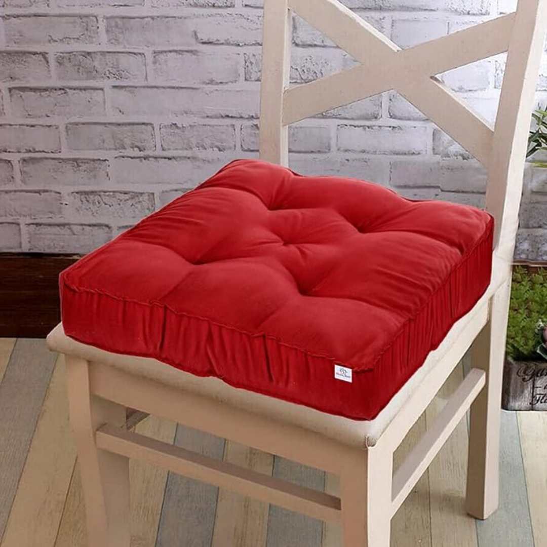 Floor & Chair cushion, red, 45x45x10 cm