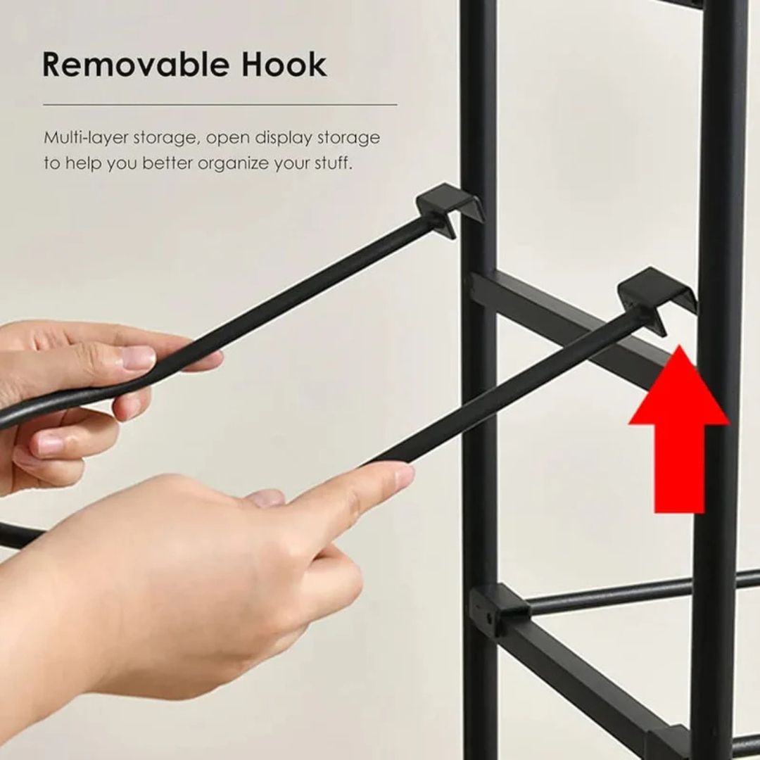Ball Storage Rack, Basketball Football Volleyball Badminton Racket Storage Stand, Sports Accessories Holder
