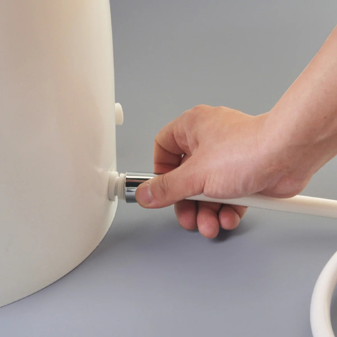 Automatic Wudu Foot Washer Basin, Portable Ablution Foot Washer with Sprayer