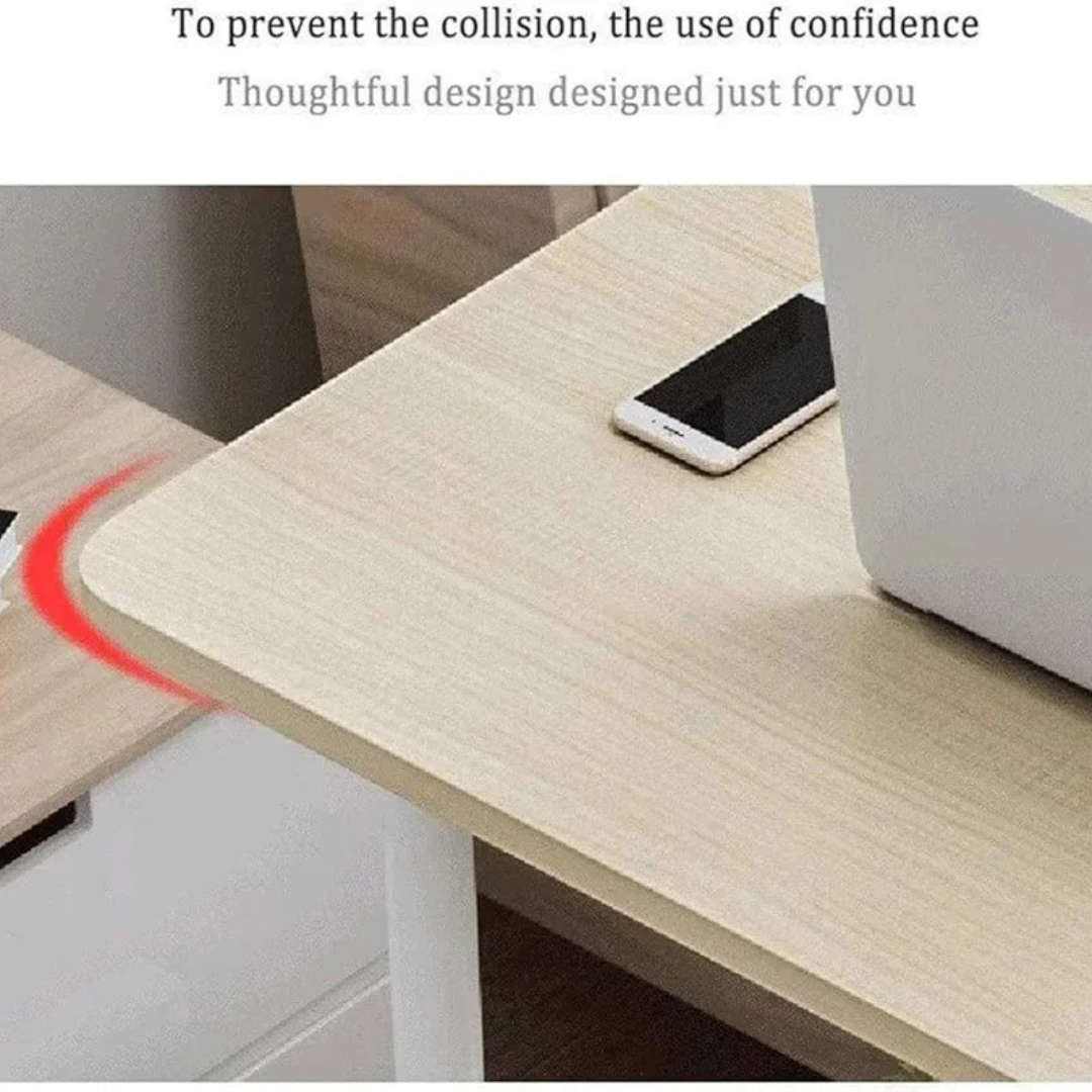 Adjustable Laptop Computer Desk with Bottom Shelf, Overbed Portable Student Laptop Table