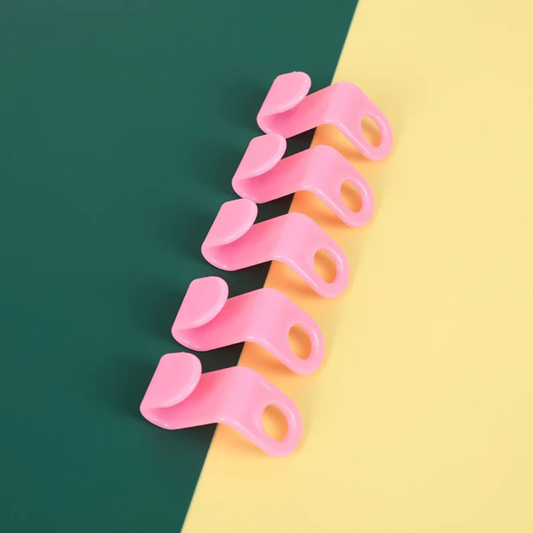 Clothes Hanger Connector Clips - Space-Saving Multi-Layer Closet Hooks 10 Pcs