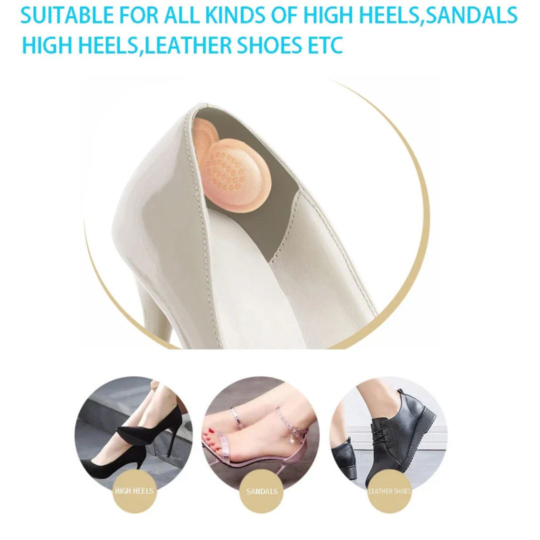1 Pair Heel Pads Anti-Slip Cushioning High Heel Comfortable Protector