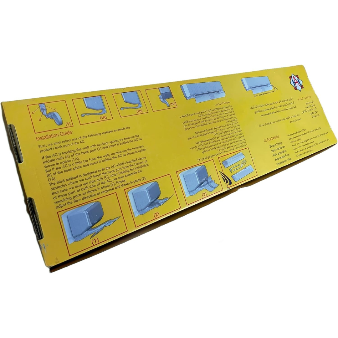 Split Ac Air Deflector (Adjustable) Classic Suitable for all Split ac Air Conditioners.Rotable 360°degree