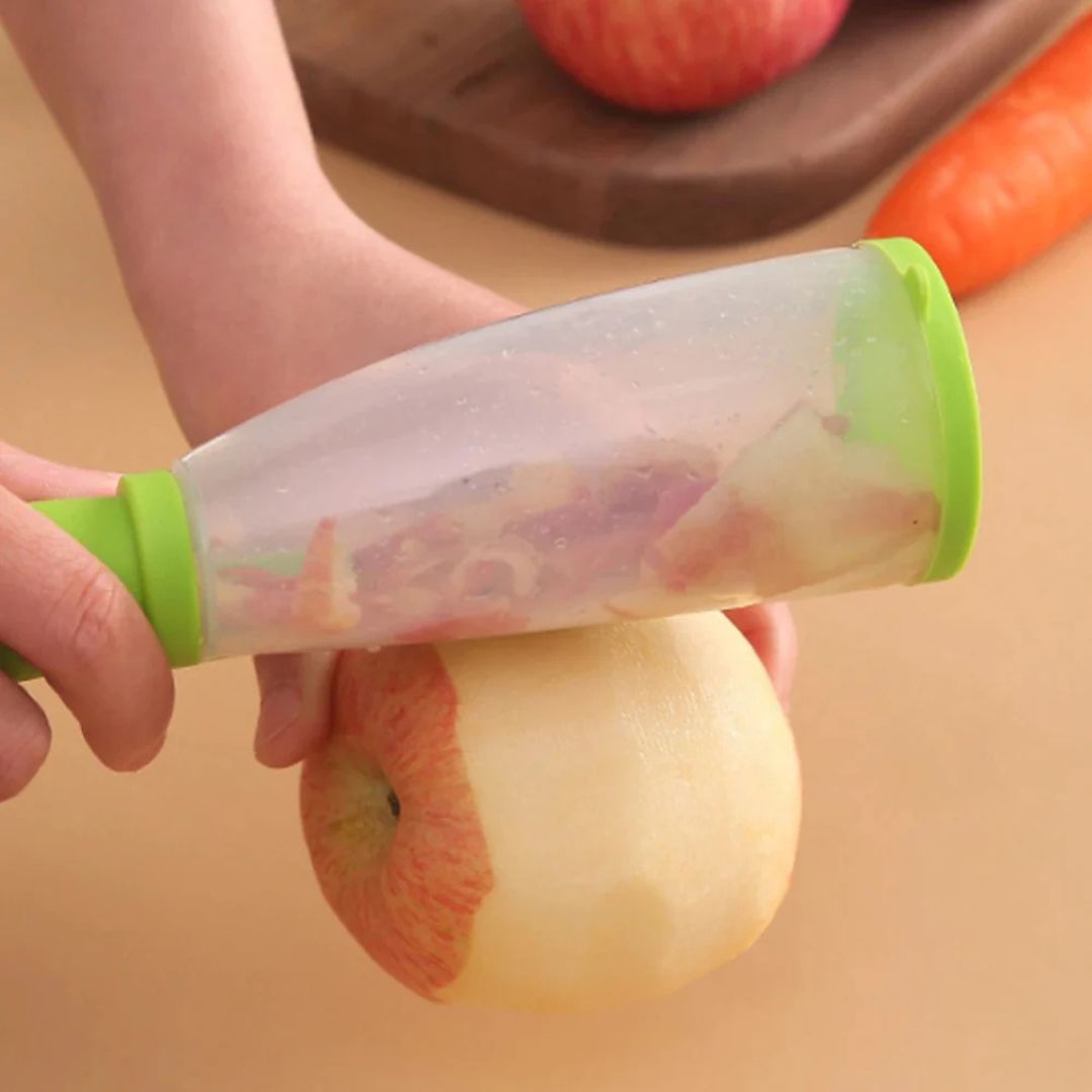 Multifunctional Stainless Steel Peeler With Container, Vegetable Fruits Skin Scrapper, Storage Type Grater For Kitchen