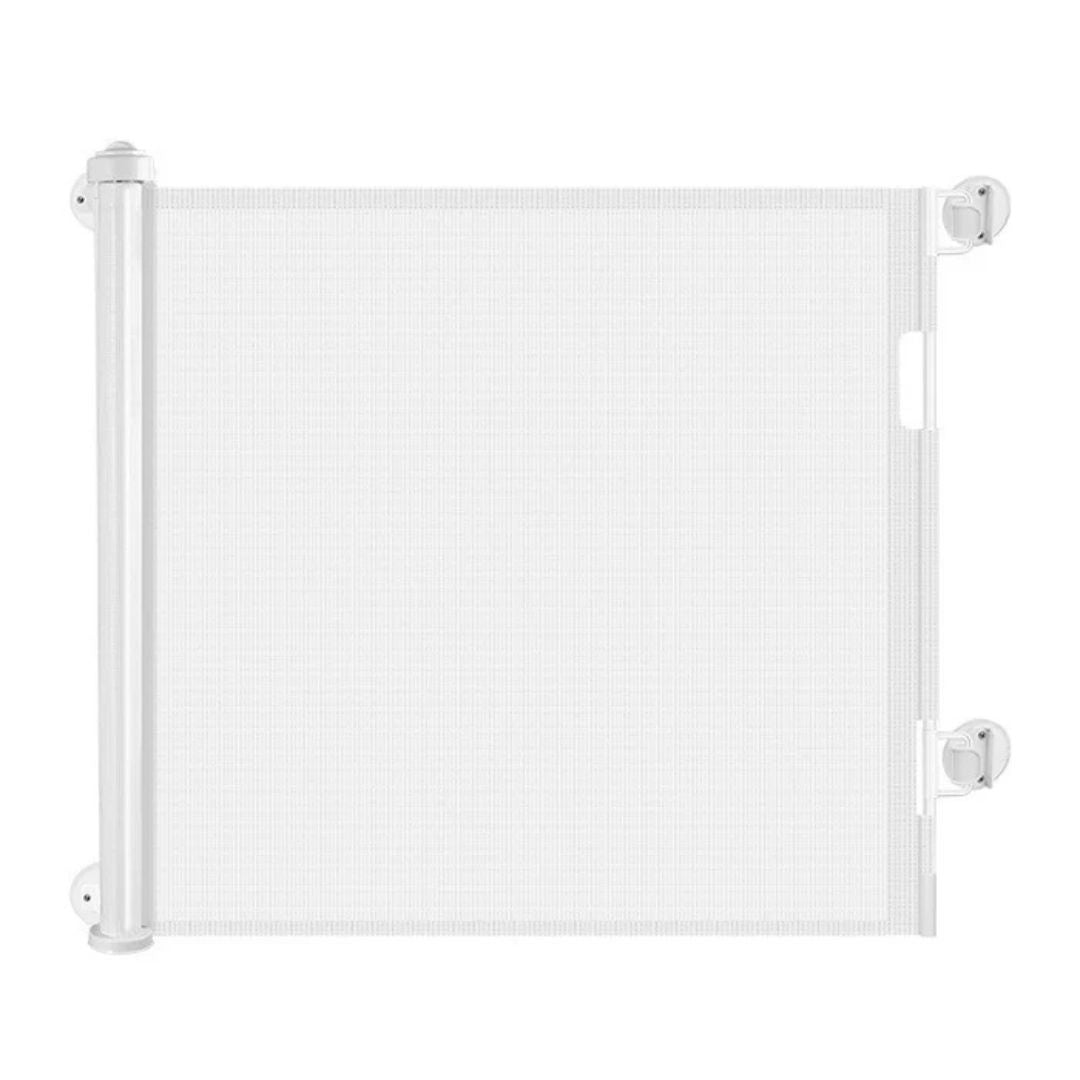 Retractable Baby and Pet Safety Gate - Ideal for Stairs, Corridors, Doors, Indoors, and Outdoors