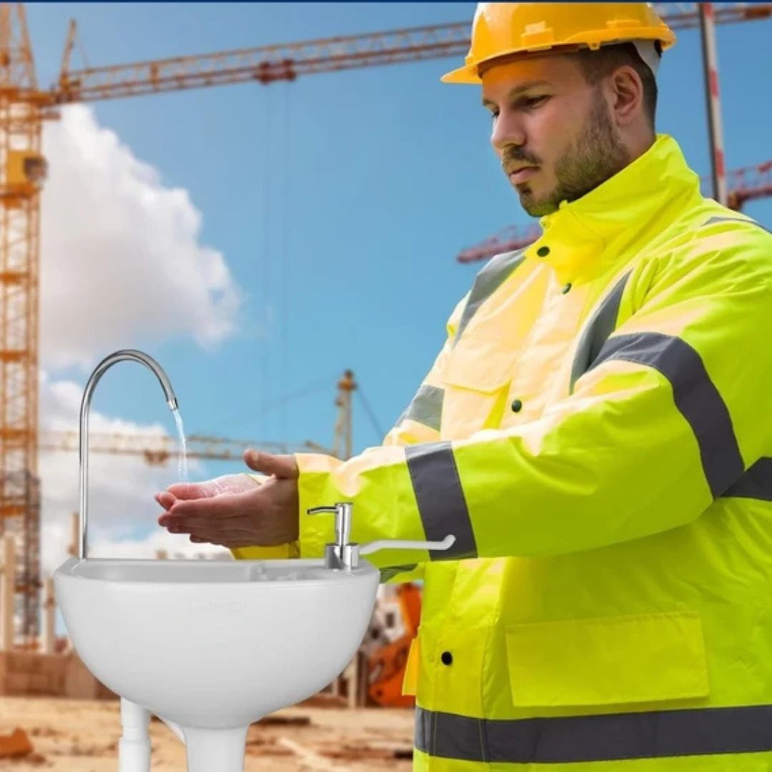 طاولة غسيل متنقلة متنقلة، حوض غسيل يدوي مستقل، حوض متنقل للتخييم والقوافل والأنشطة الخارجية والمطبخ والمزيد