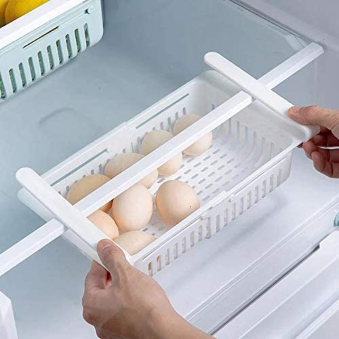 Adjustable Fridge Storage Basket