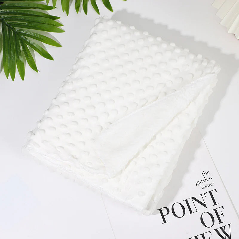Super Soft Newborn Baby Swaddle Blanket, Polar Dot Baby Wrap Blanket