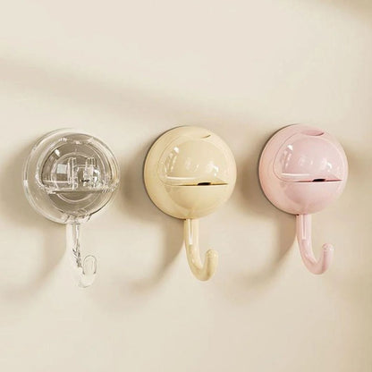 Reusable Suction Cup Hook, Hanger Hook Clip for Bathroom and Kitchen Organization