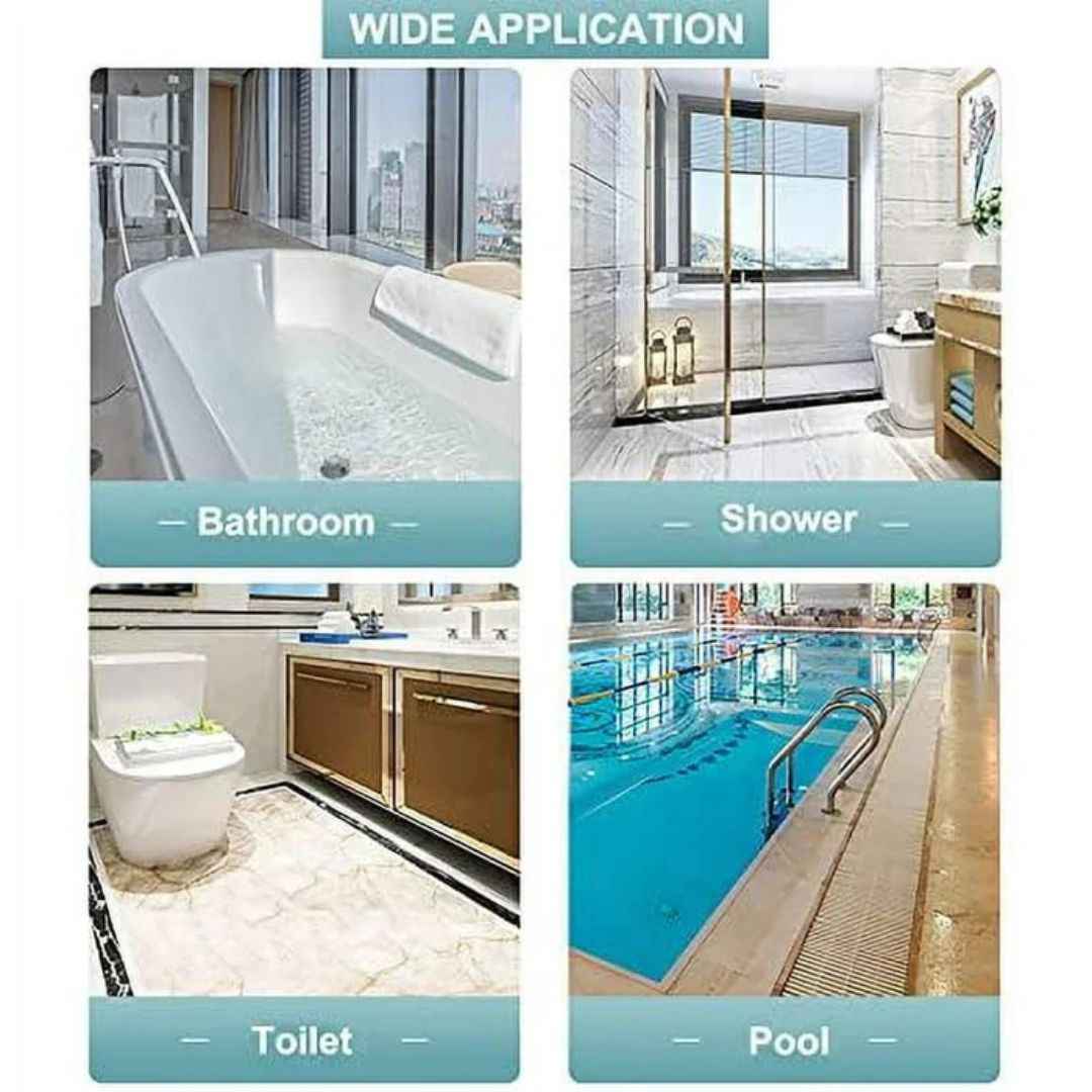 Non-Slip Bathroom Shower Mat, Mesh Square Floor Mat