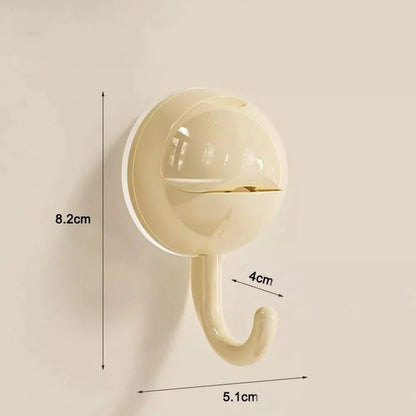Reusable Suction Cup Hook, Hanger Hook Clip for Bathroom and Kitchen Organization