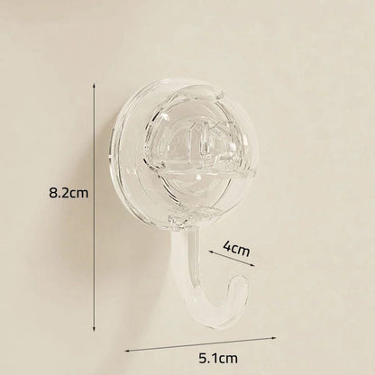 Reusable Suction Cup Hook, Hanger Hook Clip for Bathroom and Kitchen Organization