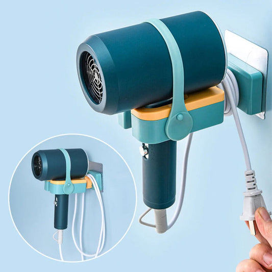 Wall Mount Hair Dryer Organizer