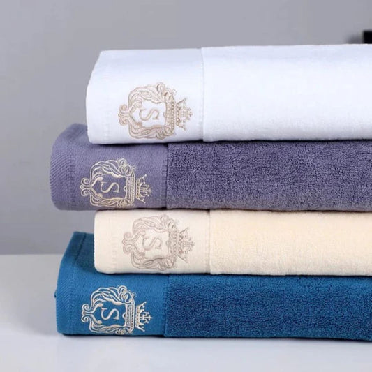 Soft, Absorbent Cotton Towel - Bath, Hand, and Face Towels