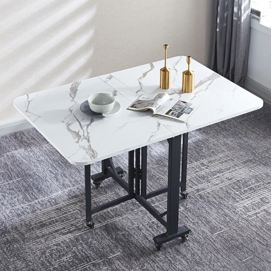 Multifunctional Folding Dining Table - Removable, Extendable, and Stylish Home Furniture