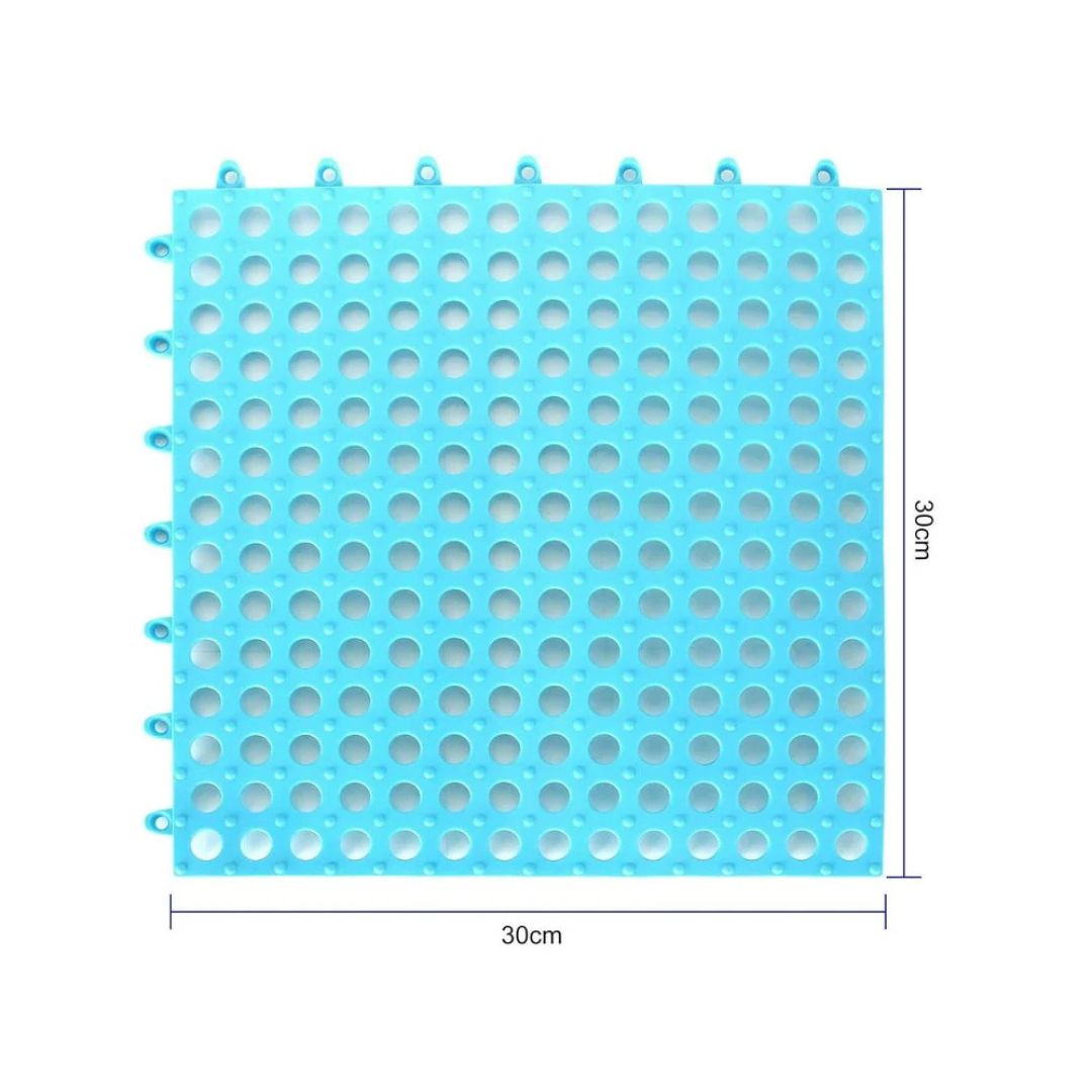 Non-Slip Bathroom Shower Mat, Mesh Square Floor Mat