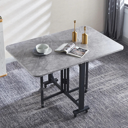 Multifunctional Folding Dining Table - Removable, Extendable, and Stylish Home Furniture