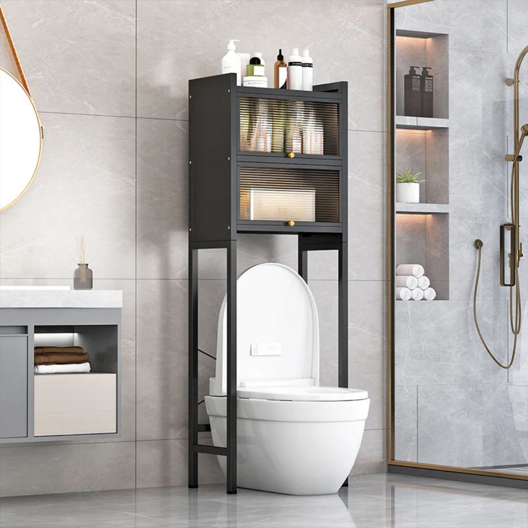 Toilet Storage Cabinet, Over The Toilet Rack Shelf, Space Saving Bathroom Organizer