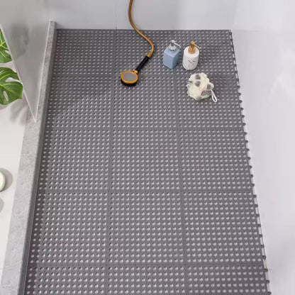 Non-Slip Bathroom Shower Mat, Mesh Square Floor Mat