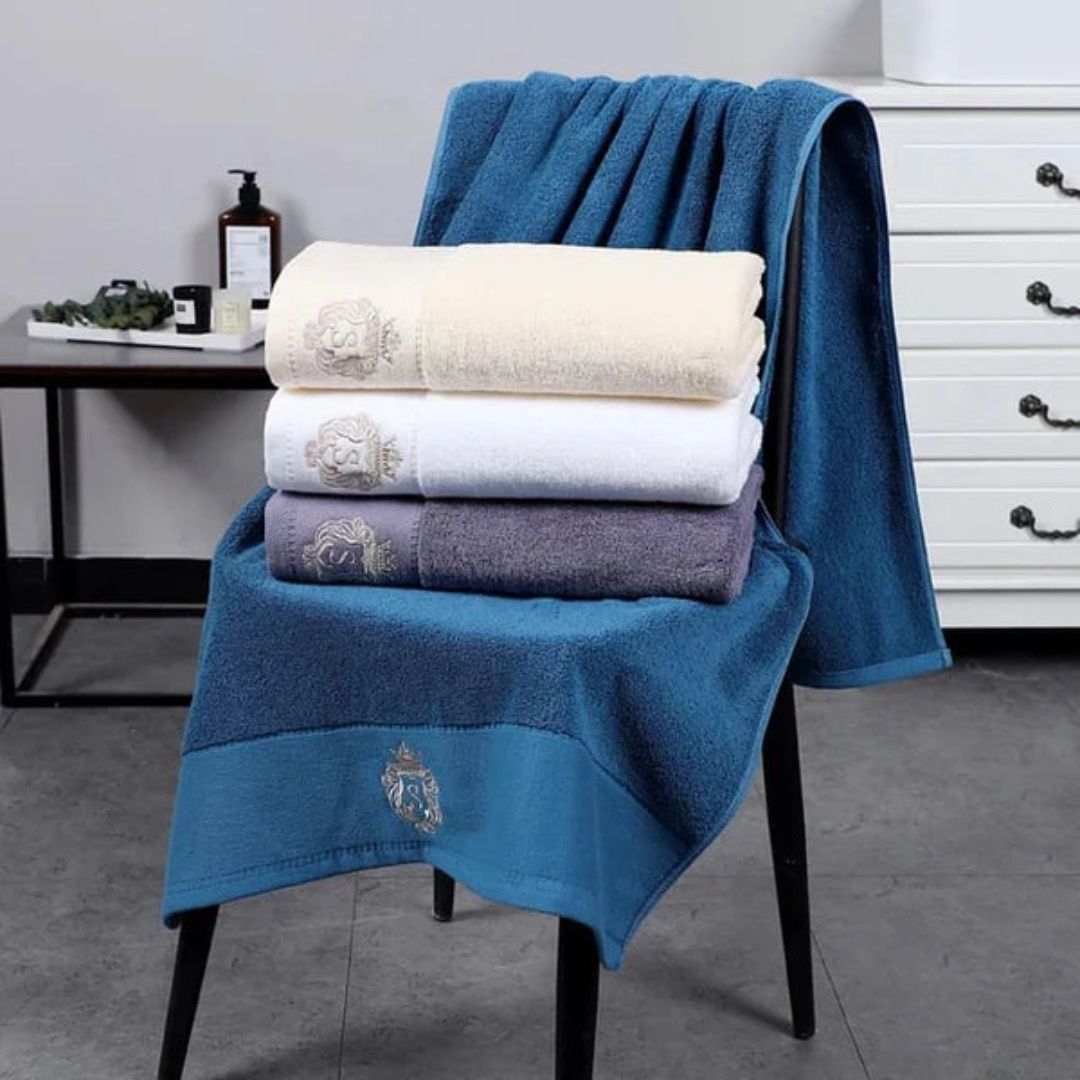 Soft, Absorbent Cotton Towel - Bath, Hand, and Face Towels