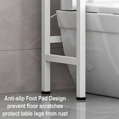Toilet Storage Cabinet, Over The Toilet Rack Shelf, Space Saving Bathroom Organizer