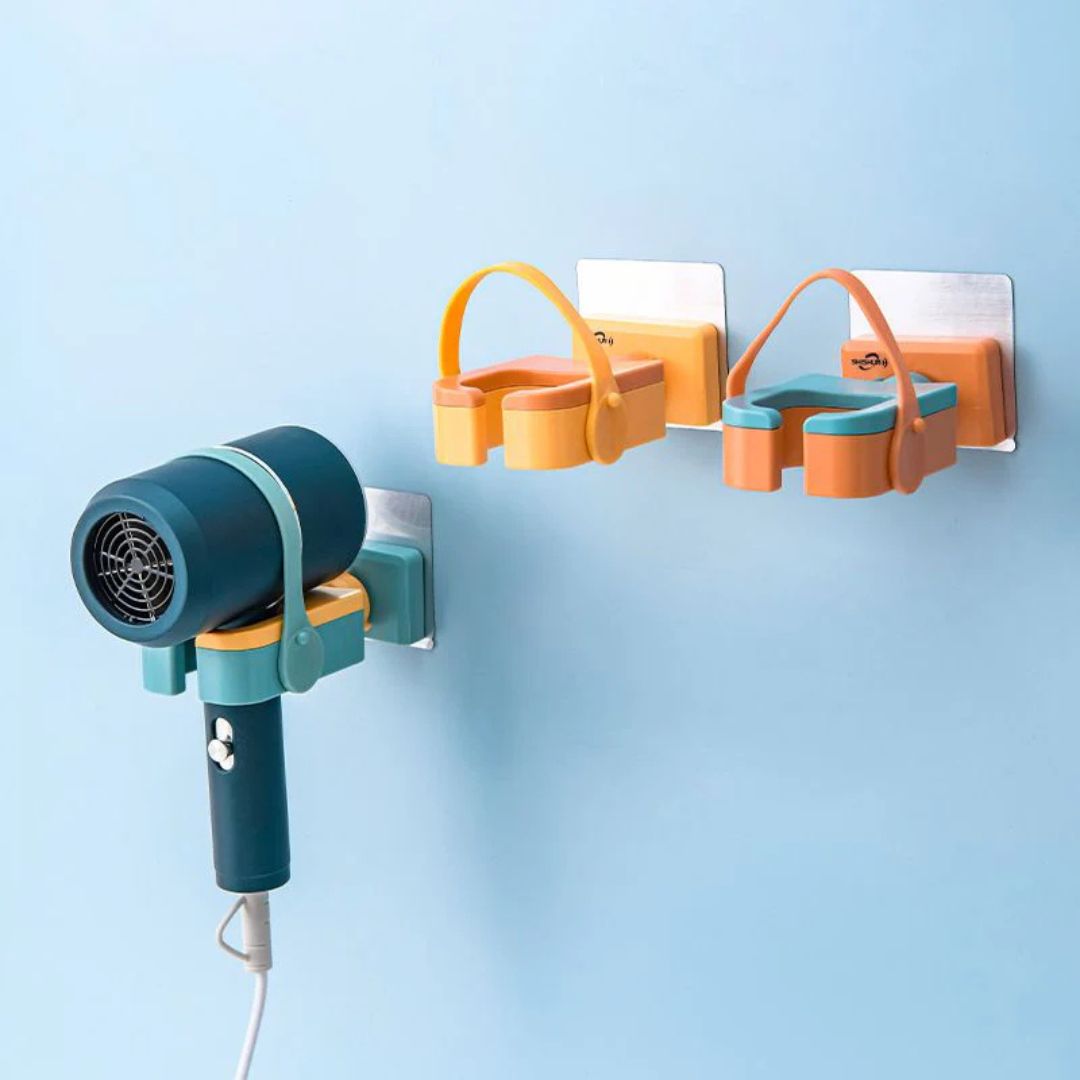 Wall Mount Hair Dryer Organizer