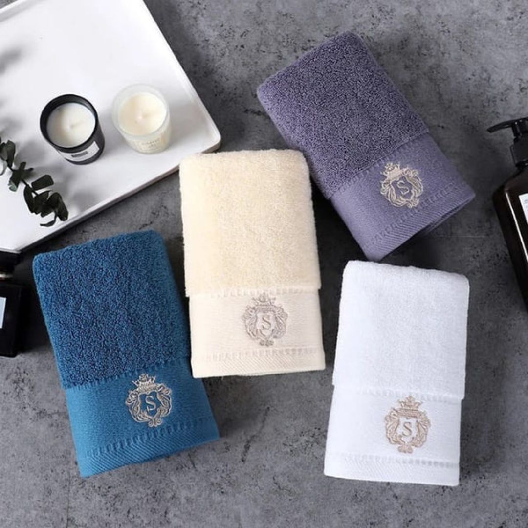 Soft, Absorbent Cotton Towel - Bath, Hand, and Face Towels